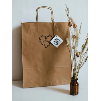 Dárková taška Be Nice Dárková taška - Z lásky (velká)