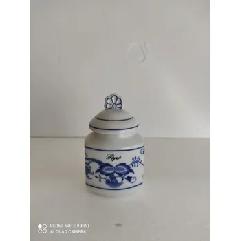 Dóza na potraviny Cibulák kořenka s víčkem a nápisem Pepř 0,20 l Dubí