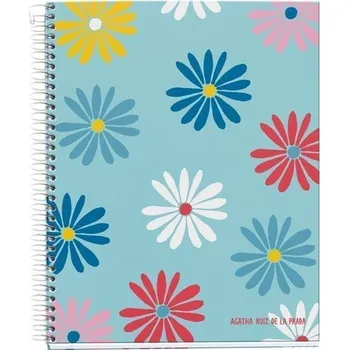 Blok Miquelrius Daisy A5 poznámkový blok 90 g - květy