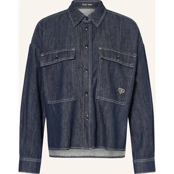 Dámská halenka Marc Aurel Dámská Džínová Košile, tmavě modrá, 44