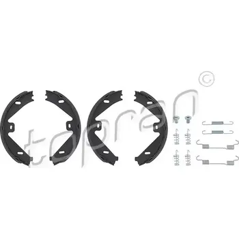 Brzdová čelist TOPRAN Sada brzdových čelistí parkovací brzdy TPR 407 762