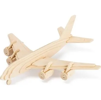 3D puzzle Dřevěné 3D puzzle - Civilní letadlo