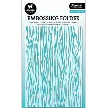 Volný čas Embosovací kapsa Studio Light, A6 - Dřevo