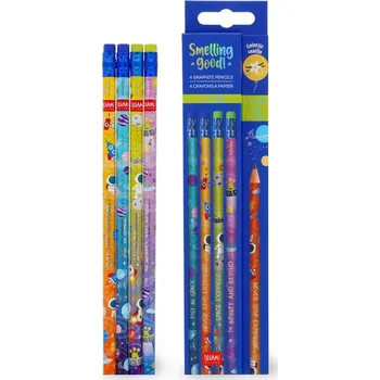 Grafitová tužka Sada 4 Voňavých Tužek 4 Scented Hb Graphite Pencils - Smelling Good! - Space