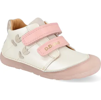Barefoot dětské tenisky D.D.step - S073-61866 bílo-růžové Velikost: 23