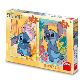 Puzzle Puzzle 24+48 Zamilovaný Stitch