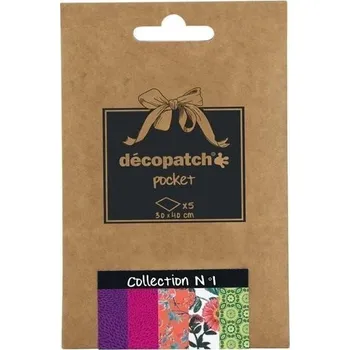 DECOPATCH papír sada č. 1 (5 ks)