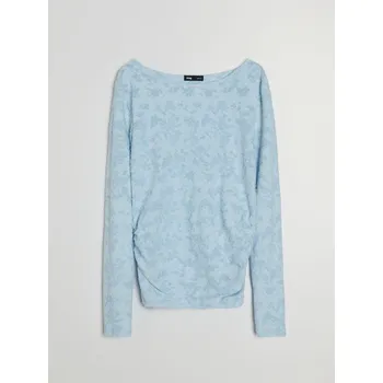 Dámská halenka Sinsay - Halenka s&nbsp;dlouhými rukávy - světle modrá - 563HC-50X - 563HC-50X-XL