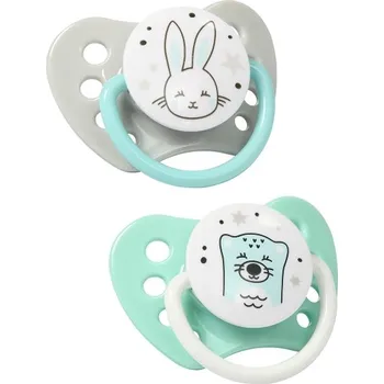 BabyOno Anatomický dudlík BabyOno Natural Nursing, 0 - 3 m - mátový | Velikost koj. oblečení: 0/3měsíců