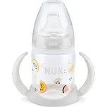 NUK Kojenecká láhev na učení NUK 150 ml béžová ovoce