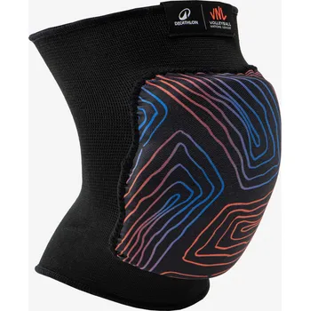 Volejbalový doplněk KIPSTA Oficiální volejbalové chrániče kolen VNL VKP100 2 ČERNÁ|ČERVENÁ