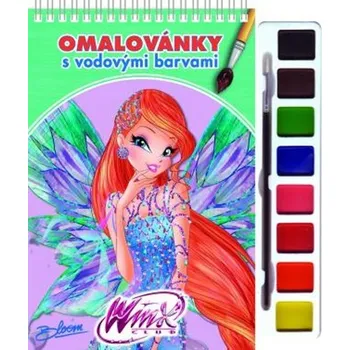 Dětské zboží Winx Club Bloom - Omalovánky s vodovými barvami (zelená)