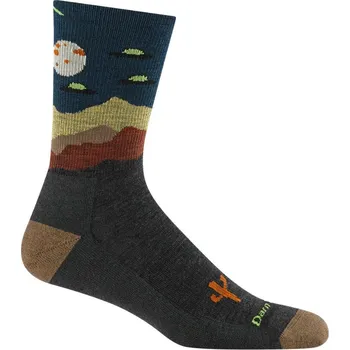 Pánské ponožky Darn Tough Ponožky pánské Micro Crew Lightweight with cushion Velikost ponožek: XL (46-49,5) / Barva (vzor): charcoal
