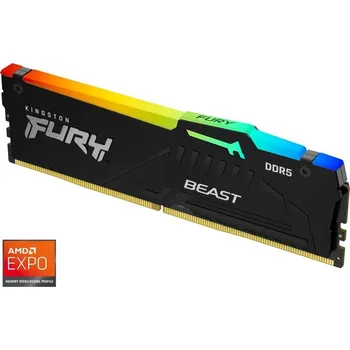 Operační paměť Kingston FURY 8GB DDR5 6000MHz CL36 Beast RGB EXPO