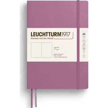 Blok Leuchtturm1917 Zápisník Dusty Rose Softcover A5 čistý