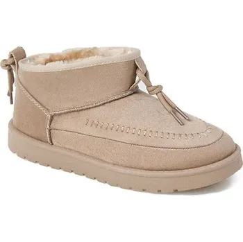 Dámské kozačky Boty C'M Beige 4197733 37