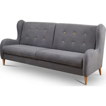 Pohovka Pohovka LAHTI 3 skladem v světle hnědé látce, 218 x 105 x 90 cm