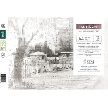 Grafický blok Antik 230 g/m2, A4