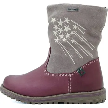 Dívčí kozačky El Naturalista Grau/ Lila 1581628 29