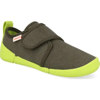 Dívčí bačkory Dětské přezůvky Superfit - Venti grun zelené Velikost: 26