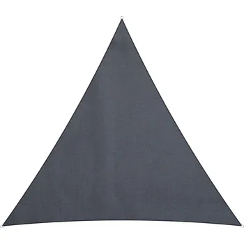 Slunečník Plonos PL-886 Sluneční stínicí plachta trojúhelník 4 x 4 x 4 m, šedá
