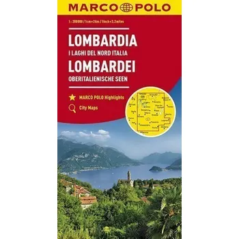 Itálie č.2 - Lombardie mapa 1:200T