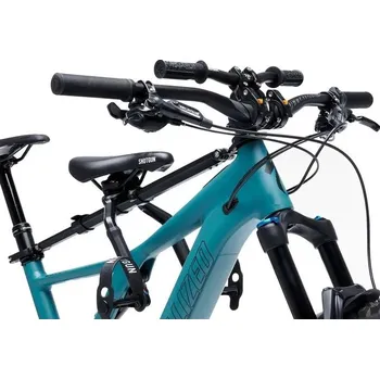 cyklosedačka Shotgun Pro Combo dětská sedačka + řídítka černá