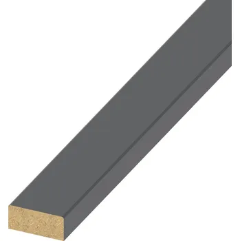 Obklad WALL Concept MDF lišta, antracit, 2,75 m