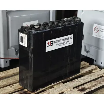 Trakční baterie Použitá - Trakční baterie BCH Battery 24V 3PzB225, 645(675) x 196 x 530(570) mm, pro BT LWE 200 nebo LWE250, rok výroby 9/2024 - Kapacita 90% (Použitá Trakční baterie z vyřazeného VZV)