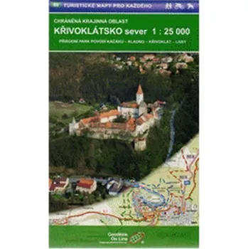 Cestování Křivoklátsko-sever 1:25T /88 Turistické mapy pro každého
