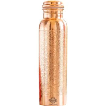 Láhev Indian Art Villa Měděná láhev se vzorem 1000 ml