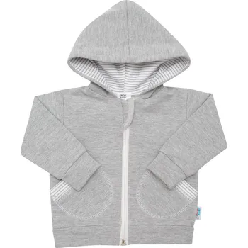 NEW BABY Kojenecká mikinka s kapucí New Baby For Girl and Boy | Velikost: 80 (9-12m)