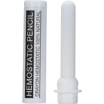 Břitva na holení Hemostatická tyčinka z kamence 8 x 1,5 cm Tyčinka po holení pro zastavení krvácení Antibakteriální péče po holení vousů a pokožky