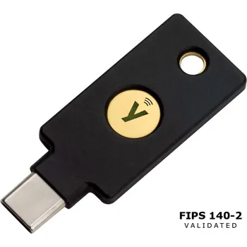 Příslušenství pro notebook YubiKey 5C NFC FIPS - USB-C, single-factor,2FA,multi-factor,FIDO2,U2F,OTP,OpenPGP,Smartcard