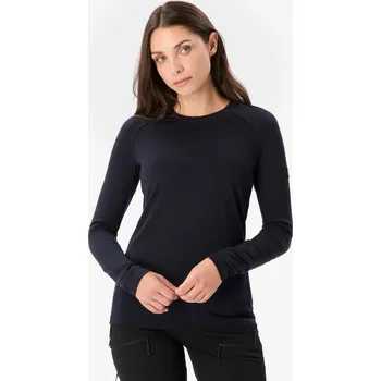 Dámské tričko SIMOND Dámské tričko s dlouhým rukávem z vlny merino Merino Resist XL MODRÁ|ČERNÁ