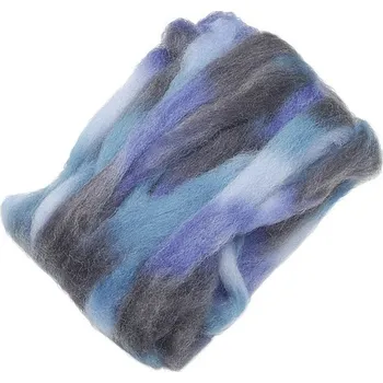 Výtvarná sada Ovčí rouno 25g modro-tyrkysové