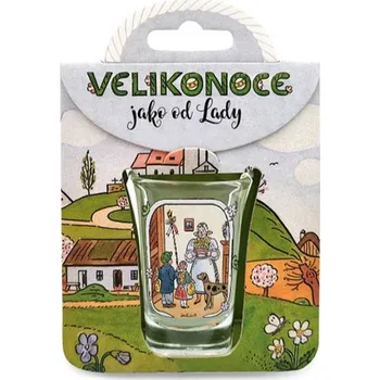 Sklenice Nekupto Velikonoční panák Josef Lada - Koledníci