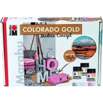 Marabu efektová metalická barva sada MODERN CONCEPT