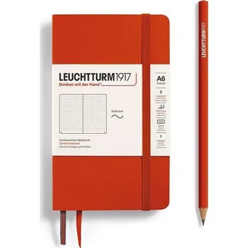 Blok Fox Red, Softcover, Pocket (A6), 123 p., dotted