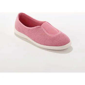 Dámské žabky Froté bačkory s pruženkou růžová 40