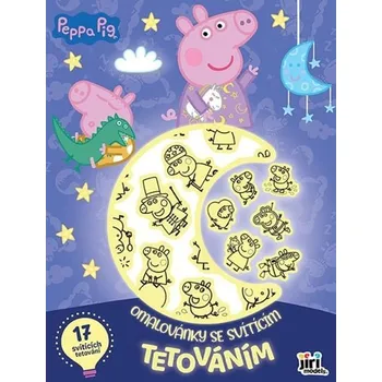Prasátko Peppa - Omalovánky se svítícím tetováním