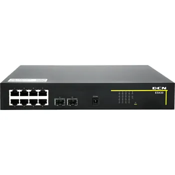 Switch DCN SWITCH ES430-10P-POE L2 8xPoE+/2xSFP (120W)