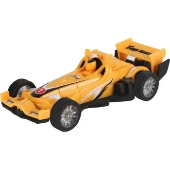 autíčko Model formule 10 x 4,3 cm Žlutá barva Závodní autíčko Hračka pro děti Sběratelský model formule Dekorace nebo dárek pro fanoušky motorsportu