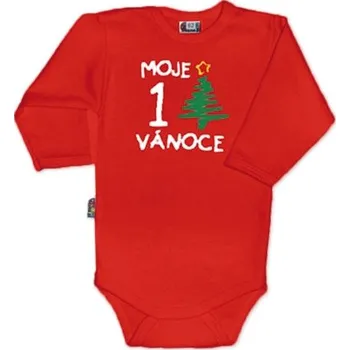 Kojenecký body DEJNA 1. Vánoce - Body dlouhý rukáv | Velikost koj. oblečení: 68 (4-6m)