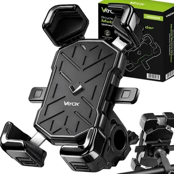 VAYOX Držák na kolo pro telefon VA0344 otočný ČERNÁ|ŠEDÁ