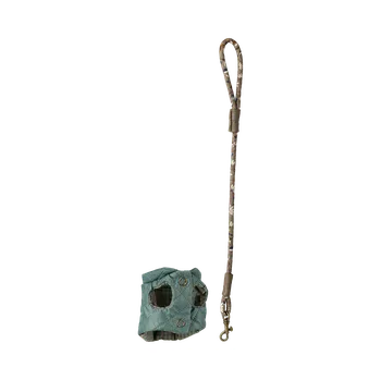 Hračka Maileg - Postroj a vodítko pro plyšové domácí mazlíčky - Dark mint