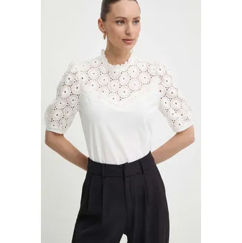 Dámská halenka Bavlněná halenka Morgan DULIE DULIE.OFF.WHITE béžová 01X, vel. XL