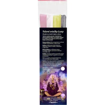 Medosviecky Tělové svíčky Luny 4ks