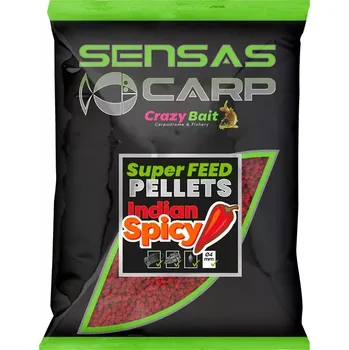 SENSAS Pelety Super Feed Indian Spicy 650g 4mm (SENSAS Pelety Super Feed Indian Spicy 650g 4mm)