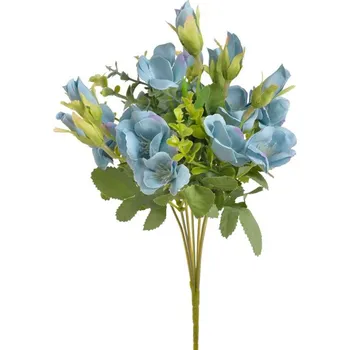 umělá květina Umělá Jícnovka buket - modrá